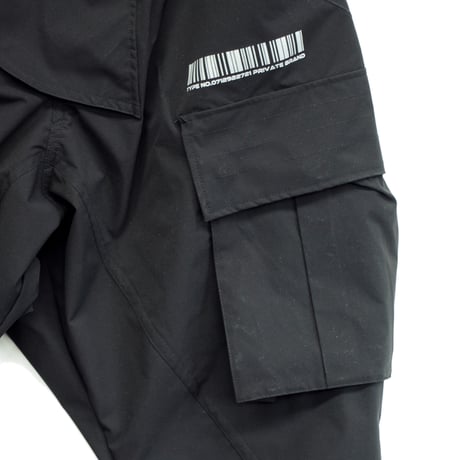 【VIRGOwearworks】 カーゴパンツ "GRAPPING CARGO COOL" / BLACK