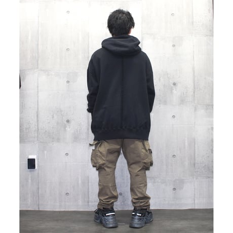 【VIRGOwearworks】パーカ "Organic sustainable collared hoodie" / BLACK