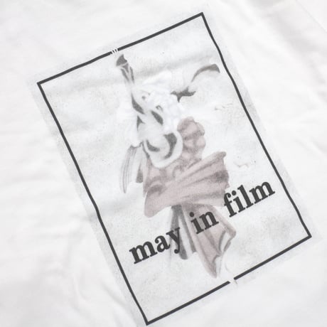 【may in film × STREET ARTS】Tシャツ "may in film Stage costume T-SHIRT" / WHITE