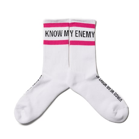 【VIRGOwearworks】ソックス "Nme socks" / WHITE