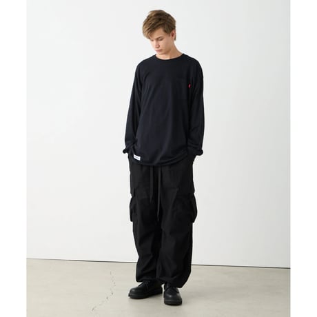 【VIRGOwearworks】カーゴパンツ "TANKER WIDE CARGO PANTS" / BLACK
