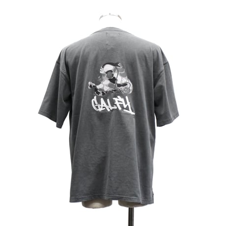 【GALFY】Tシャツ "ガルフィーカモボックスロゴ Tee" / BLACK