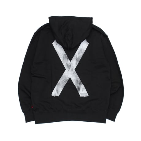 【VIRGOwearworks】 パーカ "CROSS HOODIE" / BLACK