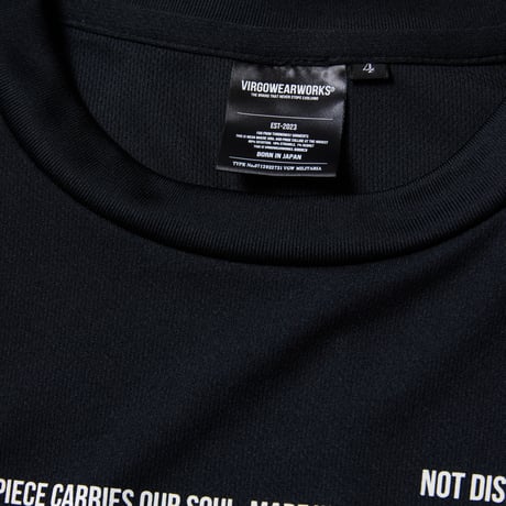 【VIRGOwearworks】 "Active Dry Tee 26" / BLK-REF