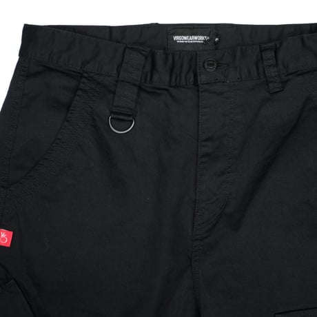 【VIRGOwearworks】カーゴパンツ "BAGGY D-CARGO RELOADED" / BLACK