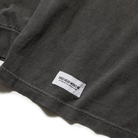 【VIRGOwearworks】ロンT "FUZZ BURNOUT L/S" / BLACK
