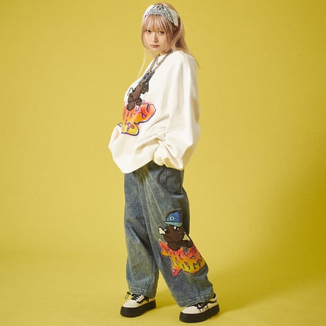 【GALFY】パンツ "ディスクジョッキーデニム" / INDIGO BLUE