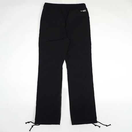 【SLEEPING TABLET】パンツ "CRIME [ FLEECE LINING SIDE ZIP PANTS ]" / BLACK-WHITE