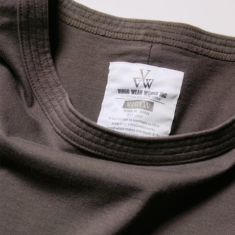 【VIRGOwearworks】 Tシャツ "ULTIMATE [S] RUGGED" / CHARCOAL
