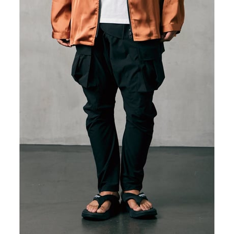 【VIRGOwearworks】 カーゴパンツ "GRAPPING CARGO COOL" / BLACK