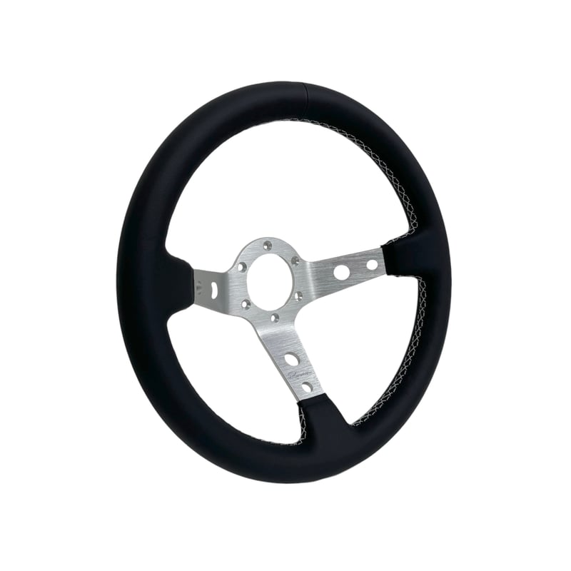 RENOWN ステアリング モナコ Pレザー 350㎜ シルバー モナコ シルバー | Renown Japan