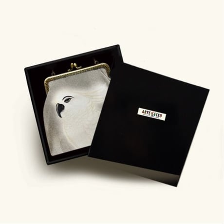 🌟2WAY Epocheエポシェ【Parrot】本体内ポケット＋Pポーチ付オリジナルプリント&ハンドメイド少数販売品