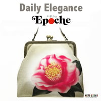 🌟2WAY Epocheエポシェ【つばきの想い】本体内ポケット＋Pポーチ付オリジナルプリント&ハンドメイド 少数販売品