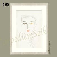 ⭐️ 0-60  手描き1点もの原画　A3サイズ額装済/国内送料込