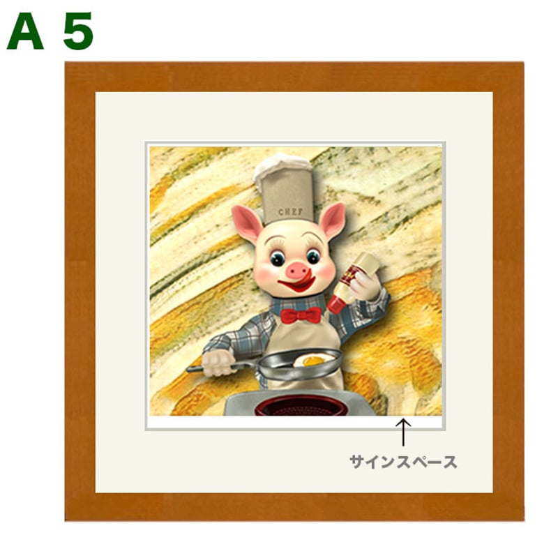 🌟【 ブリキの玩具シリーズ 】正方形 額装ジークレ（デジタル