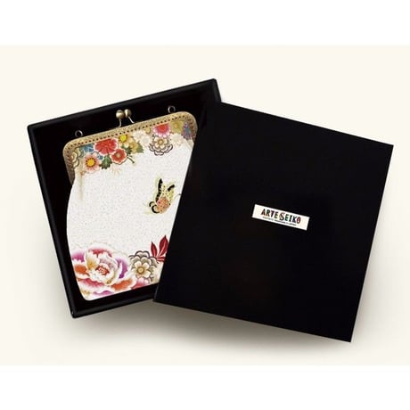 🌟2WAY Epocheエポシェ【花てふてふ】本体内ポケット＋Pポーチ付オリジナルプリント&ハンドメイド 少数販売品