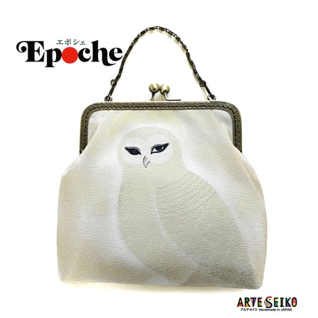 🌟2WAY Epocheエポシェ【The Message】本体内ポケット＋Pポーチ付オリジナルプリント&ハンドメイド仕上げ少数販売品
