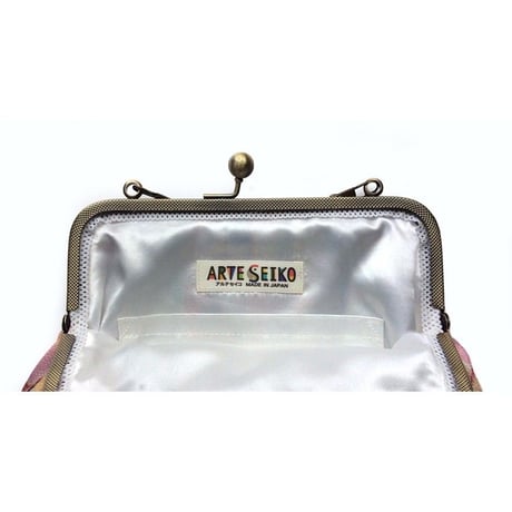 🌟2WAY Epocheエポシェ【Misty moon 】本体内ポケット＋Pポーチ付オリジナルプリント&ハンドメイド / 少数販売品