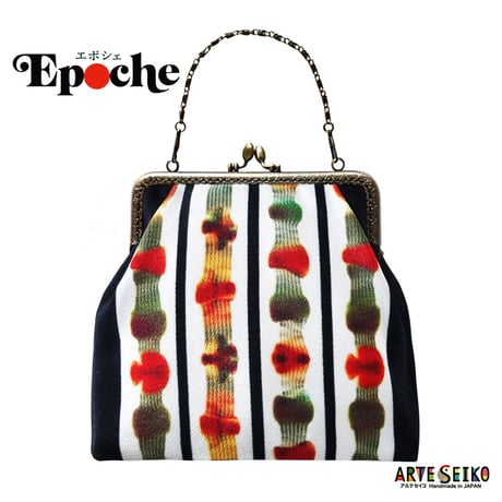 🌟2WAY Epocheエポシェ【Nana】本体内ポケット＋Pポーチ付オリジナルプリント&ハンドメイド 少数販売品