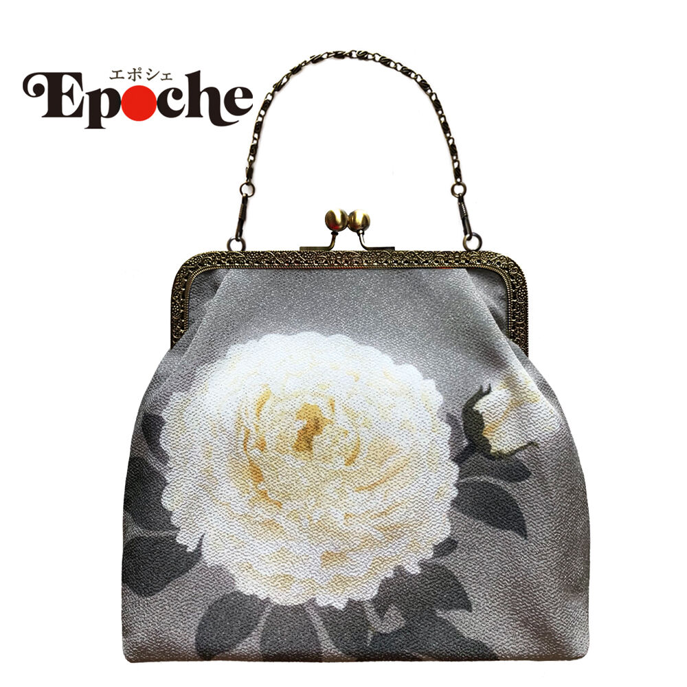 🌟2WAY Epocheエポシェ【芍薬 ｼｬｸﾔｸ】本体内ポケット＋ Pポーチ付