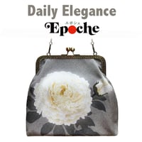 🌟2WAY Epocheエポシェ【芍薬 ｼｬｸﾔｸ】本体内ポケット＋ Pポーチ付 オリジナルプリント ＆ハンドメイド少数販売品