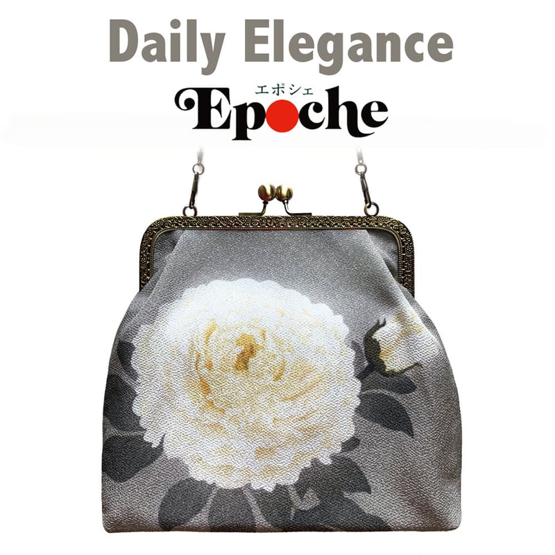 🌟2WAY Epocheエポシェ【芍薬 ｼｬｸﾔｸ】本体内ポケット＋ Pポーチ付