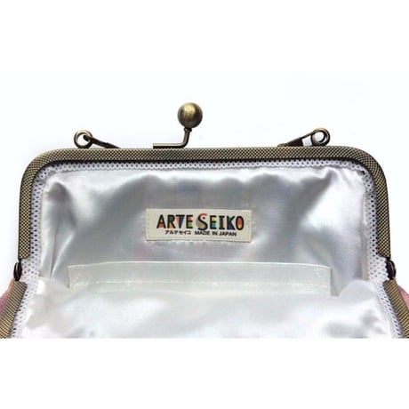 🌟2WAY Epocheエポシェ【黒金魚】本体内ポケット＋Pポーチ付オリジナルプリント&ハンドメイド 少数販売品