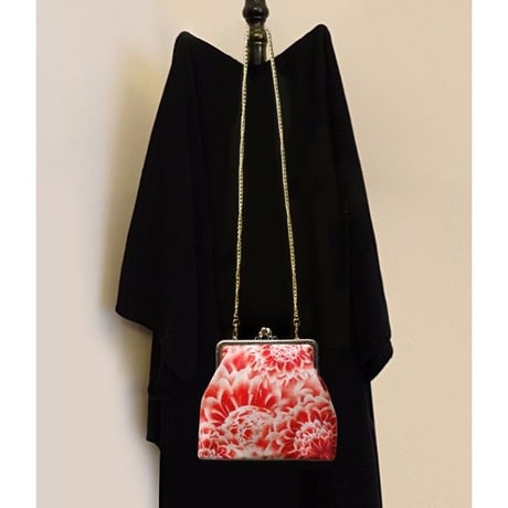 🌟2WAY Epocheエポシェ【Panierパニエ】本体内ポケット＋Pポーチ付オリジナルプリント&ハンドメイド少数販売品