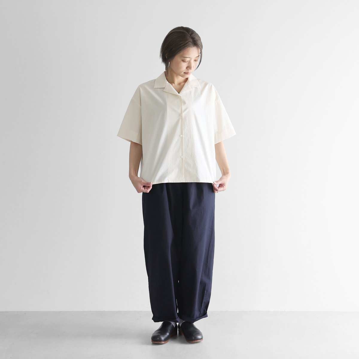 金子敦子さんと作ったシャツ 金子敦子さんコラボ］すっぴんシャツ【レディス】U028をリリース