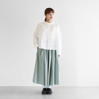オーガニックコットンロングスカート（ブラウン）【レディス】U402