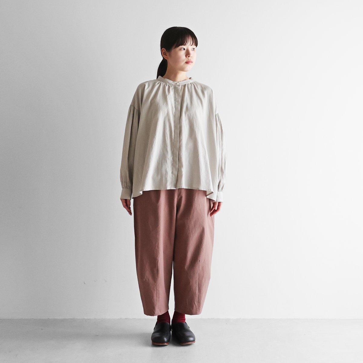 バフクロスバルーンパンツ（ピンク）【ユニセックス】506 | HUIS