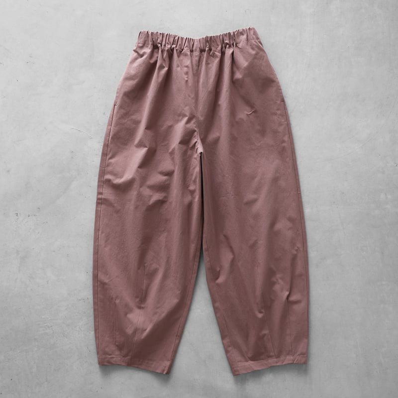 値下げ　新品HUIS 506L バフクロスバルーンパンツロング（ピンク）【ユニセックス】506L