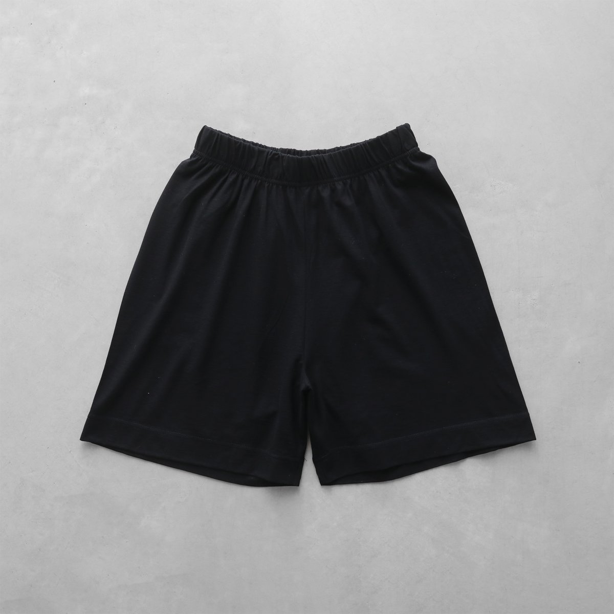 HUIS×yohakuペチパンツ兼ハーフパンツ(ブラック)【ユニ HUIS×yohakuペチパンツ兼ハーフパンツ(ブラック)【ユニ