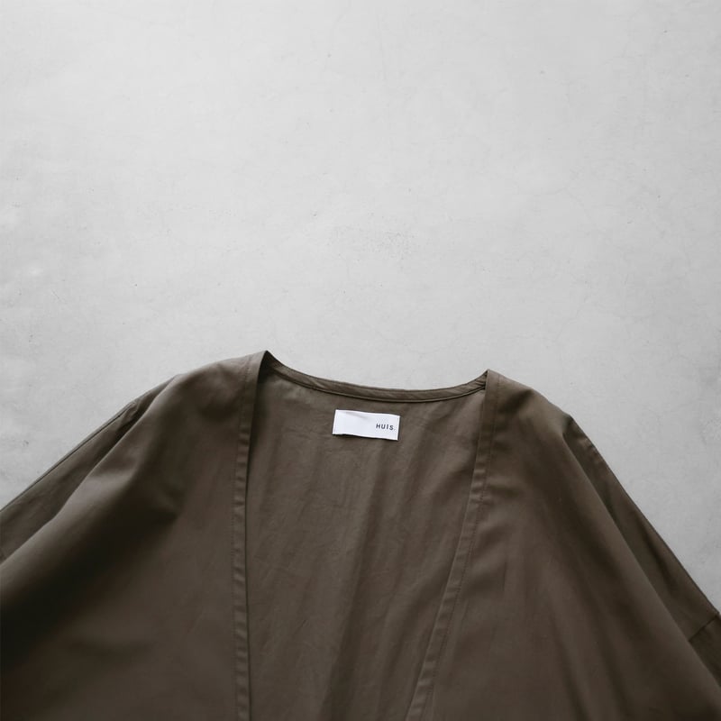 遠州織物HUIS ギザコットンブロード8分丈パンツ503　色オレガノ ギザコットンブロード8分丈パンツ 503をリリースしました