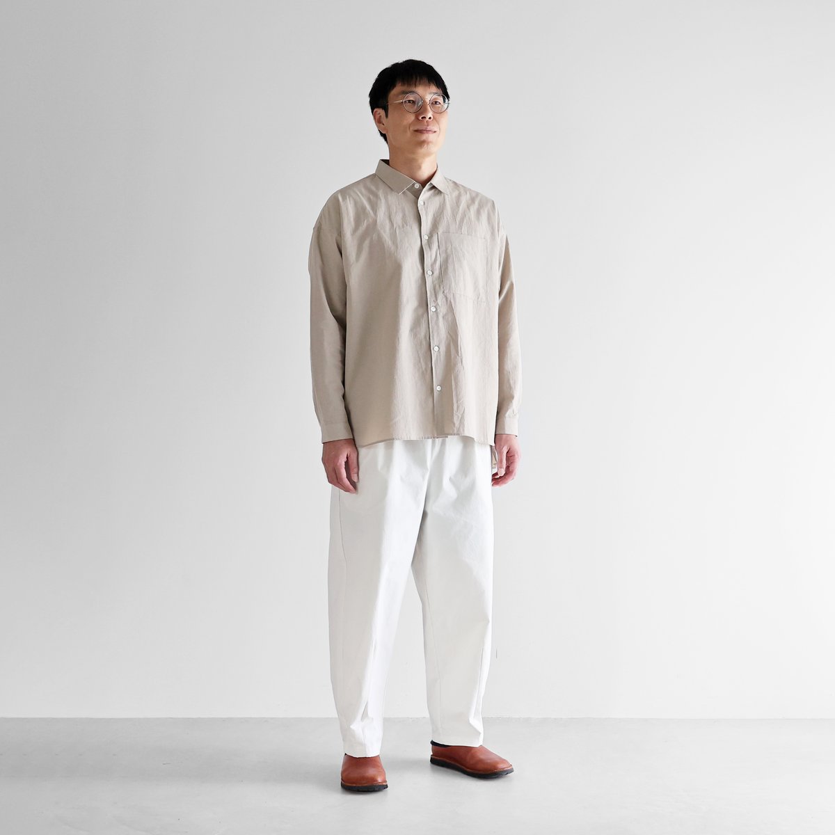 セザンヌ オーガニックコットン シャツ ジャケット fit=scale-down,w=1200