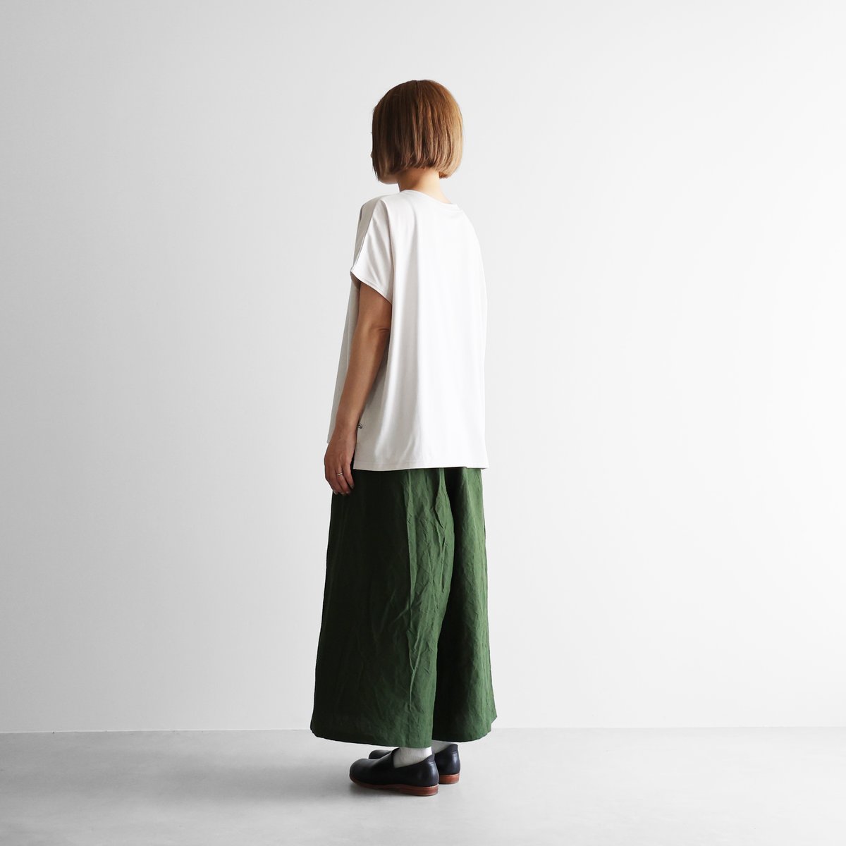 HUIS/遠州織物 バンブーリネンスカートパンツ505 バンブーリネンスカートパンツ【レディス】505をリリースしま