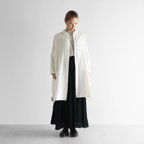 美品HUIS 遠州織物リネンロングコート　ハウス HUIS 遠州織物リネンロングコートハウス