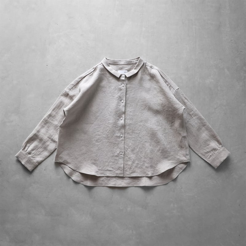 オールドレピアリネンワイドブラウス（きなり）【レディス】U102