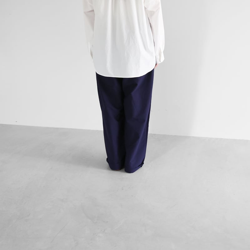 スヴィンオックスワイドストレートワークパンツ(フレンチネイビー