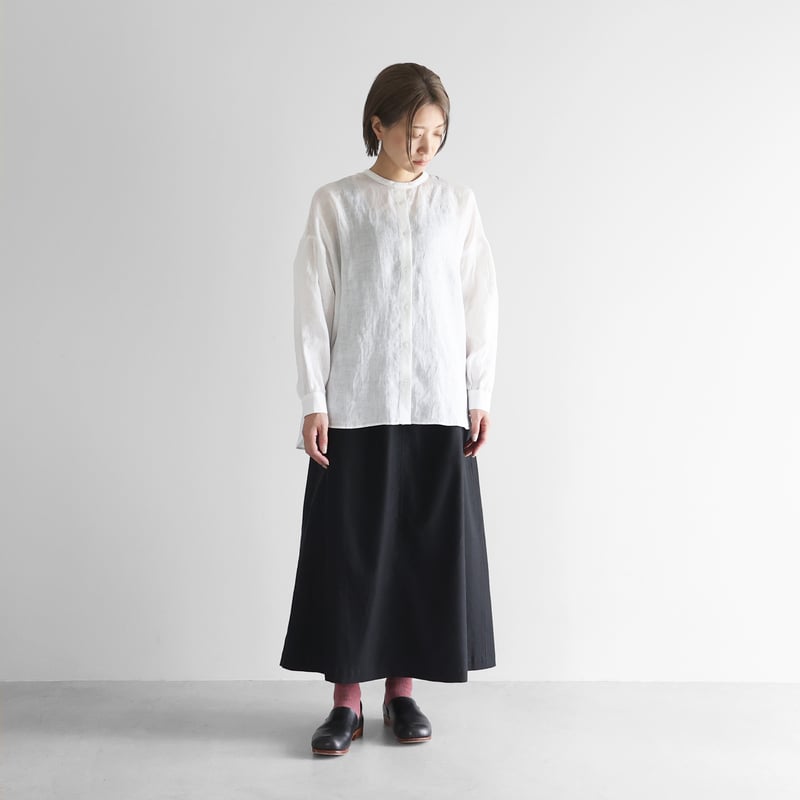 HUIS ハウス 遠州織物 フランス綾プレーンスカートL【レディス】U403L フランス綾プレーンスカートL（ブラック）【レディス】U403L