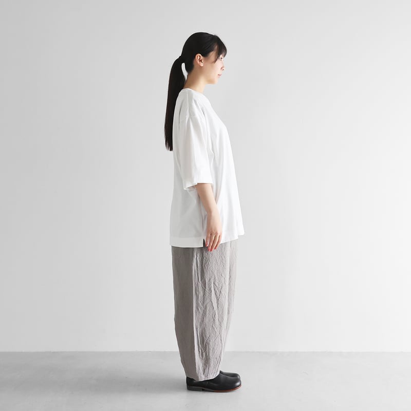 HUIS in house］SUVIN COTTONスタンダードTシャツ（白）【ユニセックス