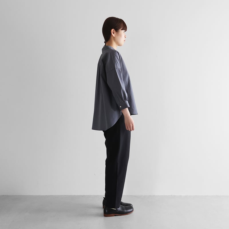 スヴィンオックスフォードイージープレーンパンツ（ブラック）【ユニ