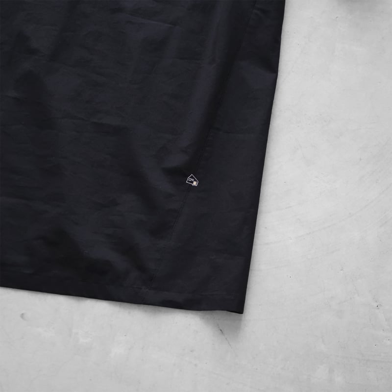 クック オーガニックコットンバンドカラーワイドワンピース・クレリック