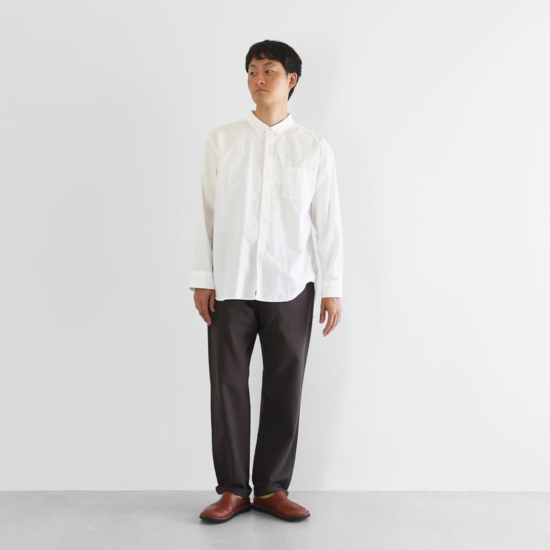 スヴィンオックスフォードイージーワークパンツ（ブラウングレー