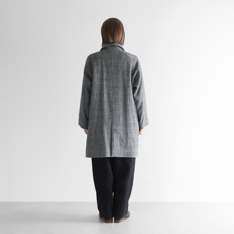 HUIS 遠州織物 コットンPコートジャケット HUIS 遠州織物 コットンPコートジャケット