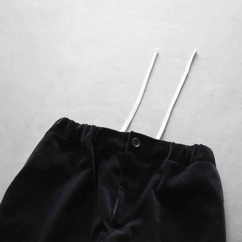シャトルコーデュロイイージーパンツ（ブラック）【ユニセックス】513