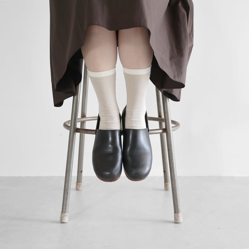 HUISのくつした］SUVIN（エクリュ）【ユニセックス22cm-27cm