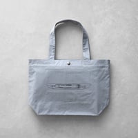 “山口一郎×HUIS”限定トートバッグ【shuttle シャトル】（ブルーグレー）YHS001