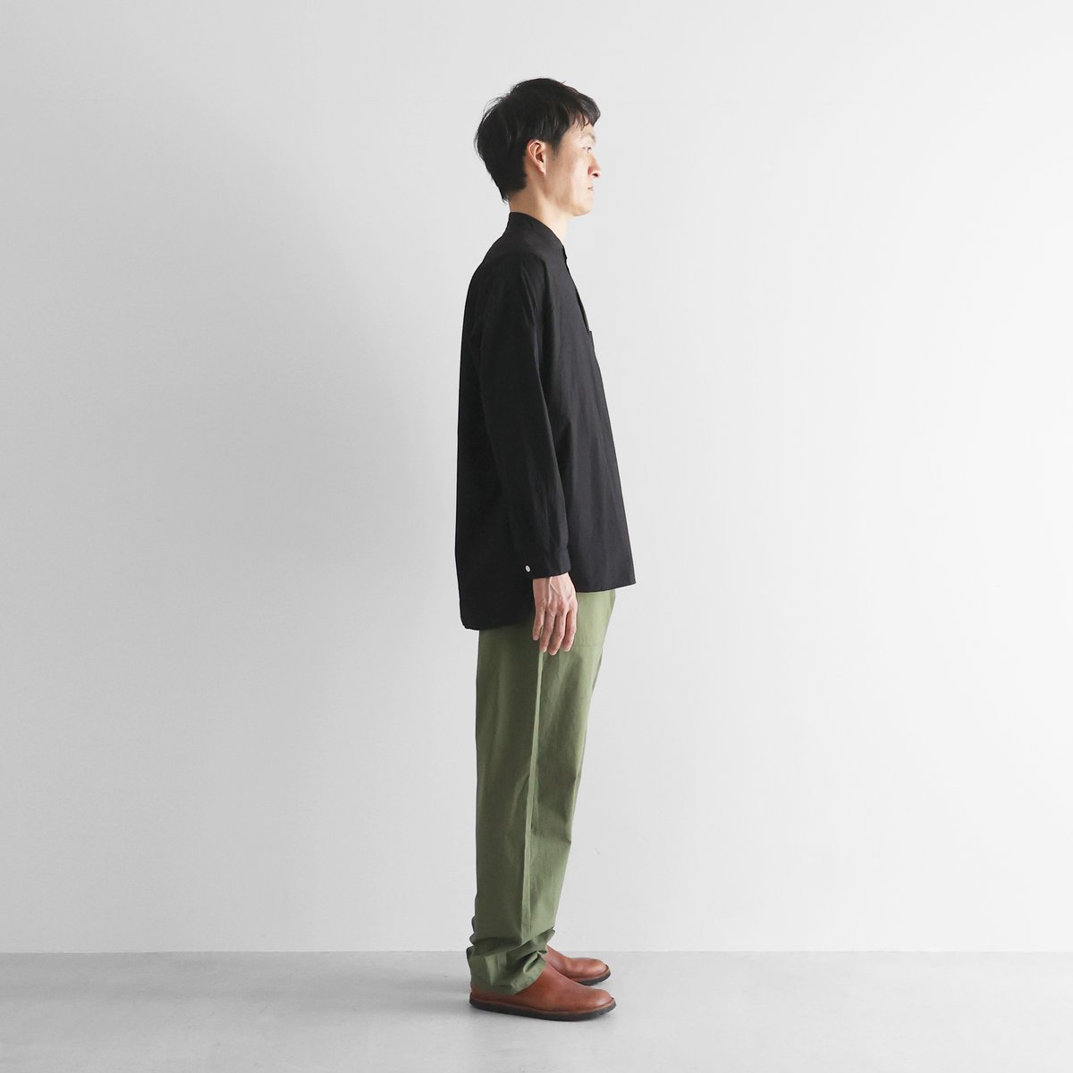 バフクロスイージーワークパンツL（カーキ）【ユニセックス】507L