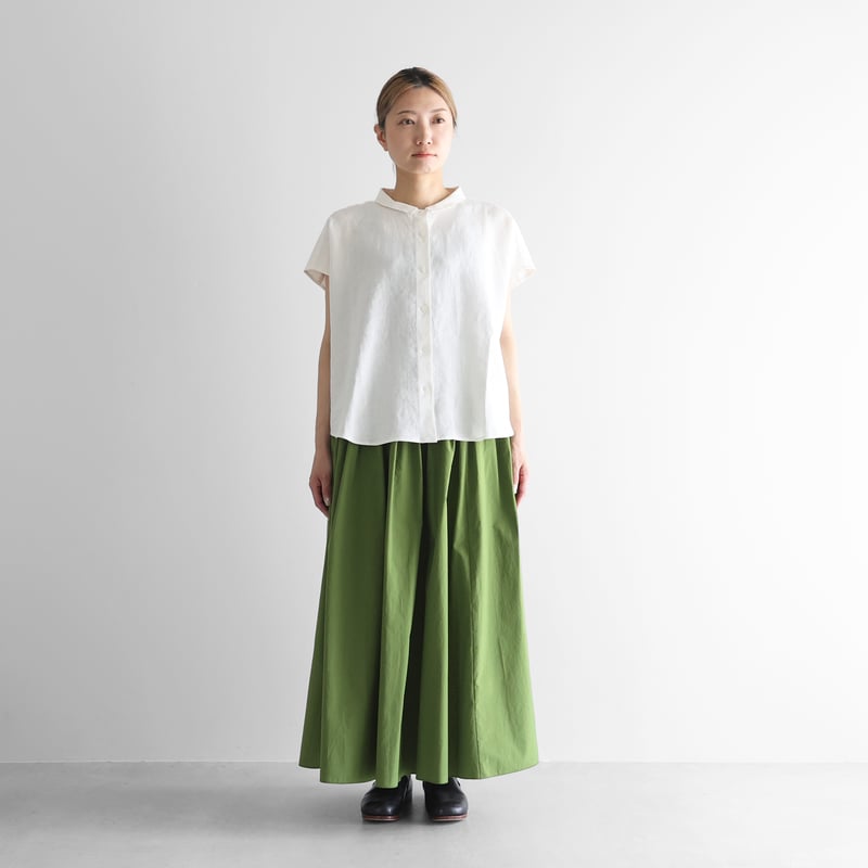 美品♪ハウスオブロータス　24SS リネン　日本製　ブラウス　フレンチスリーブ リネンシャツ ｜ハウス オブ ロータス＜HOUSE OF LOTUS＞公式サイト